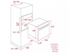 Духова шафа Teka Total HSC 644 C з функціями мікрохвильовій печі нержавіюча сталь 40587603