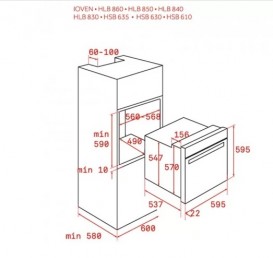 Духова шафа Teka UrbanColor HLB 8600 електричний 70 л сірий камінь 111000011