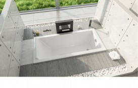 Ванна акриловая прямоугольная Duravit коллекция D-Code 170х75х42 700100000000000