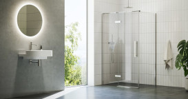 Душова бічна стінка Ravak Cool! COPS 80 профіль хром скло transparent X9VV40A00Z1