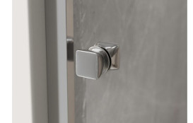 Душові двері Besco Duo Slide 120х195 см розсувні глянсовий хром/прозоре скло DDS-120