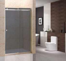 Душевая дверь Diamond Premium 120х195 см серое стекло/профиль хром DP SCR-13(GR)