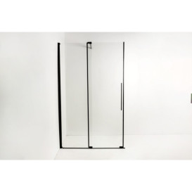 Душові двері Insana Santa black 120x190 см профіль чорний/скло прозоре А0055225