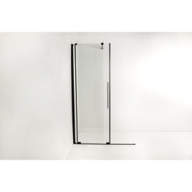 Душові двері Insana Santa black 120x190 см профіль чорний/скло прозоре А0055225