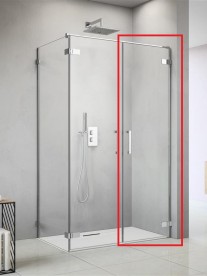 Душевая дверь Radaway Arta DWD+S Door W 60 правая хром прозрачное стекло 386184-03-01R