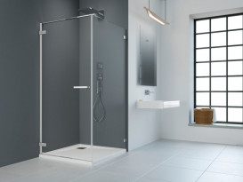 Душевая дверь Radaway Arta KDJ I 90х200 см распашная левая хром плюс/прозрачное стекло 1386082-03-01L