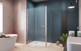 Душові двері Radaway Eos DWD+S 120х197 см хром/прозоре скло 13799494-01