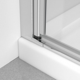 Душові двері Radaway Eos DWJ II 100х195 см ліва хром/прозоре скло 13799442-01L