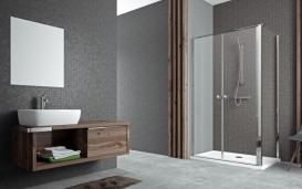 Душевая дверь Radaway Eos II DWD+S door 120 профиль хром прозрачное стекло 3799494-01