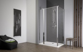 Душевая дверь Radaway Eos II KDJ 120 левая профиль хром прозрачное стекло 3799424-01L