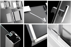 Душові двері Radaway Essenza DWJ 120 ліва хром / скло графіт 32732-01-05NL