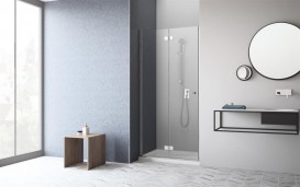 Душові двері Radaway Essenza New DWB 90 ліва хром / прозоре скло 385076-01-01L