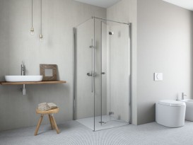 Душові двері Radaway Essenza New KDJ B 90 права хром / прозоре скло 385082-01-01R