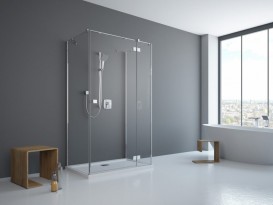 Душевая дверь Radaway Essenza New KDJ+S 120 правая хром/прозрачное стекло 385024-01-01R