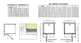 Душові двері Radaway Euphoria KDJ Door 120 права хром прозоре скло 383042-01R