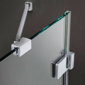 Душевая дверь Radaway Euphoria KDJ+S Door 100 левая хром прозрачное стекло 383022-01L