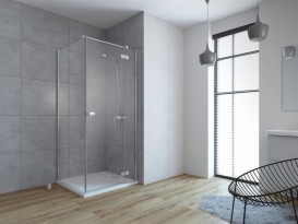 Душевая дверь Radaway Fuenta New KDJ 90 левая хром/прозрачное стекло 384044-01-01L