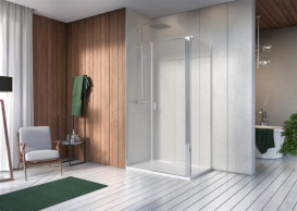 Душові двері Radaway Nes 8 KDS II 120х200 см розстібна права хром/прозоре скло 10087120-01-01R