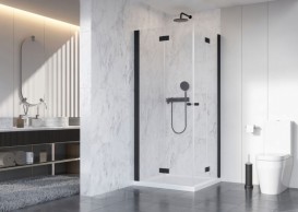 Душевая дверь Radaway Nes Black KDD B 100 правая чёрный профиль прозрачное стекло 10024100-54-01R