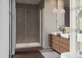 Душевая дверь Radaway Nes DWS 110 правая профиль хром прозрачное стекло 10028110-01-01R