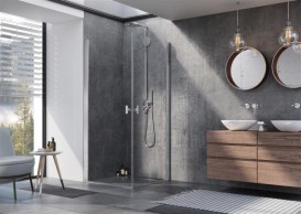 Душевая дверь Radaway Nes KDD I 100 левая профиль хром прозрачное стекло 10021100-01-01L