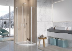 Душові двері Radaway Nes PDD II 80 ліва профіль хром прозоре скло 10030080-01-01L