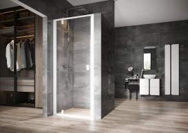 Душевая дверь Ravak Nexty NDOP1-90 профиль белый матовый стекло transparent 03O70E01Z1