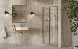 Душевая дверь Ravak X-Point Slim XPSDP2-100 раздвижная профиль полированный алюминий стекло transparent X08VA0C0FZ1