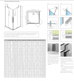 Душевая дверь с пристенком (правая часть кабины) Radaway Furo Gold KDD 120х200 см раздвижная золото/прозрачное стекло 10105120-09-01R