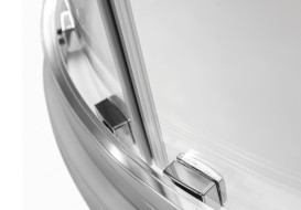 Душевая кабина Besco Modern 80х80 см профиль хром/стекло матовое MP-80-165-M