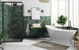 Душевая кабина Besco Modern 80х80 см профиль черный матовый/стекло прозрачное MKB-80-190-C