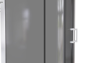 Душова кабіна Besco Modern 90х90 см профіль хром/скло графітове MP-90-165-G