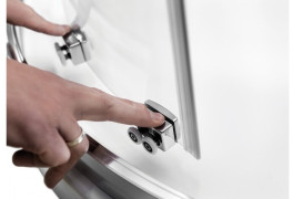 Душевая кабина Besco Modern 90х90 см профиль хром/стекло прозрачное MP-90-185-C