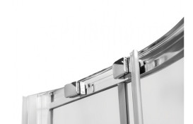 Душевая кабина Besco Modern 90х90 см профиль хром/стекло графитовое MP-90-185-G