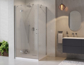 Душевая кабина Besco Viva 120х80 см левая профиль хром/стекло прозрачное VPL-128-195C