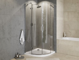 Душевая кабина Besco Viva 90х90 см профиль хром/стекло прозрачное VP-90-195-C