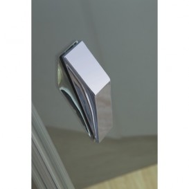 Душова кабіна Eger Stefani 100x100 см профіль хром скло прозоре 599-535 (100) / 1