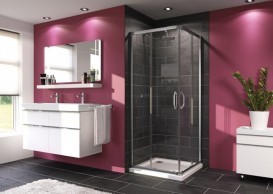 Душова кабіна Huppe X1 80х80 см сатиновий профіль/прозоре скло 140102.069.322