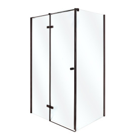 Душова кабіна Insana Adriana Black M 120x80 см без піддона профіль чорний/скло прозоре А0051344