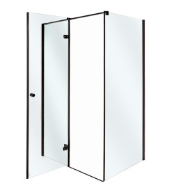 Душова кабіна Insana Adriana Black M 120x80 см без піддона профіль чорний/скло прозоре А0051344