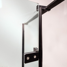 Душова кабіна Insana Adriana Black M 120x80 см без піддона профіль чорний/скло прозоре А0051344