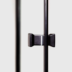 Душова кабіна Insana Adriana Black M 120x80 см без піддона профіль чорний/скло прозоре А0051344