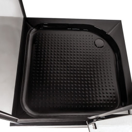 Душевая кабина Insana Chiara 100x100 см профиль черный/стекло прозрачное А0051353