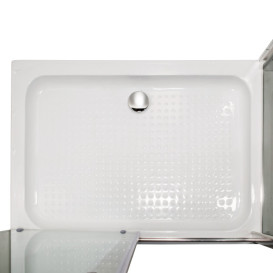 Душевая кабина Insana Fiona 80 110x80 профиль алюминий/прозрачное стекло А0056097