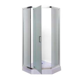 Душевая кабина Insana Flavia 90x90 см профиль браш/рифленое матовое стекло А0048488