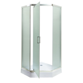 Душевая кабина Insana Flavia wave 90x90 см профиль браш/рифленое стекло А0048478