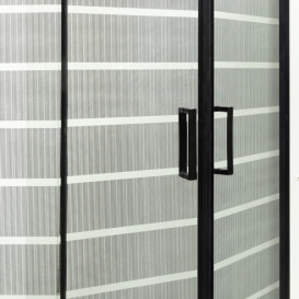 Душова кабіна Insana Mira Black P 92/5 B LN 90x90 см профіль чорний/скло з малюнком А0048480