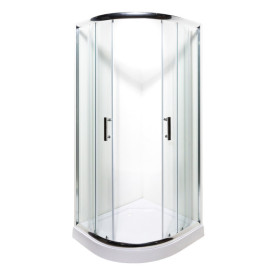 Душова кабіна Insana Mira NEW 90x90 см профіль хром/прозоре скло А0046235