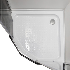 Душевая кабина Insana Mira White P 92/5 W LN 90x90 см профиль браш/стекло с рисунком А0048481