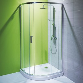 Душова кабіна Jika Tigo 98х78 см профіль хром прозоре скло H2512110026681